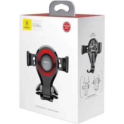Baseus Gravity Dashboard Universele Verstelbare Telefoonhouder Rood