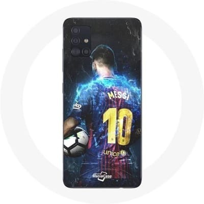 Hoesje Samsung Galaxy A51 Lionel Messi Voetbalclub Barcelona FCB