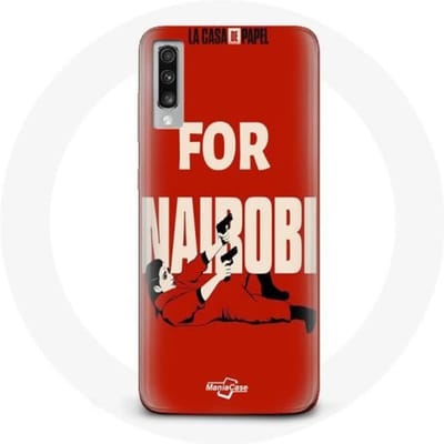 Coque - La casa de papel - Samsung Galaxy A70 - Souple - Rouge - Protection