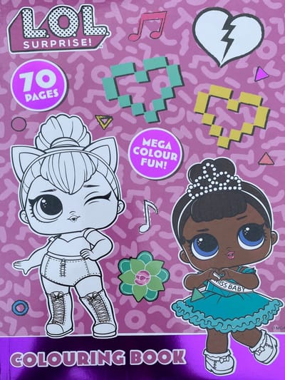 L.O.L. Surprise! - Kleurboek 70 pagina's - Mega colour fun colouring book
