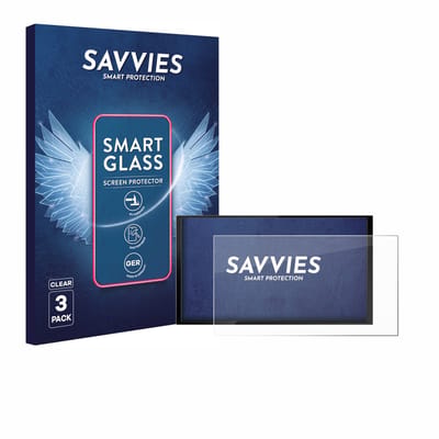 3 Stuks Savvies Screenprotector - geschikt voor Kenwood DMX 7722DABS - beschermfolie glas transparant