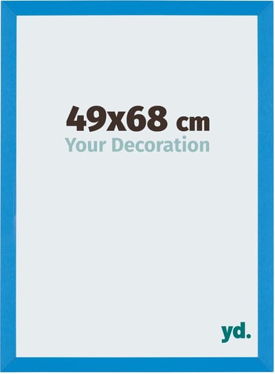 Your Decoration - Fotolijst 49x68 cm - MDF - Helder Blauw - Mura