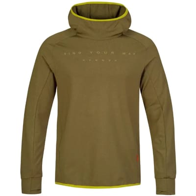 Hannah Thony Hoody Fleece Met Volledige Rits Groen M Man