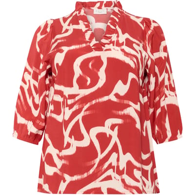 Vrouwenblouse KAFFE Curve Maren Frill