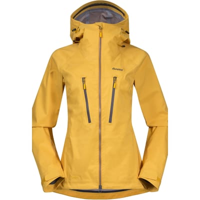 Bergans of Norway Cecilie 3l Jacket Light Golden Yellow/golden Yellow Maat: XXS | Regenjassen Outlet | Dames | Geel