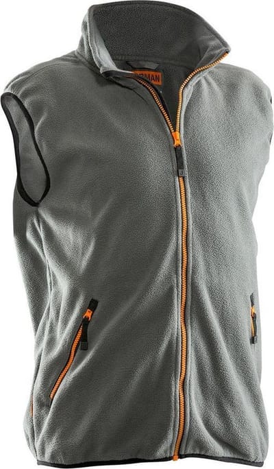 Jobman 7501 Fleece Vest 65750175 - Donkergrijs - M