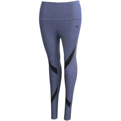 Puma Women Power Shape Graphic Legging Fitness Gym Tight Blauw 513096 03 A76B