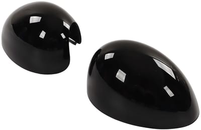 Dailygoods- Spiegelkap Luxe - 2 Stuks - Glanzend Zwart - Duurzaam - Buitenspiegelafdekking - Bescherming tegen Schade - Perfecte Pasvorm - Buitenspiegel