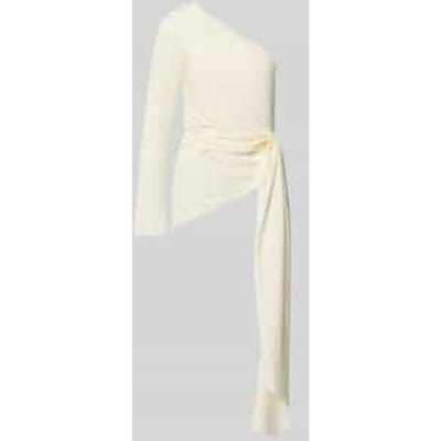 Blouse in one-shoulder design van modal-mix