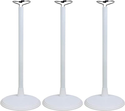 Poppenstandaard Set - Display Houders - Poppen Presenteren - Verstelbaar Ontwerp - 25-35cm Poppen - Wit