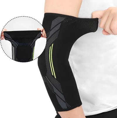 Goodli Elleboog Brace - Maat M - Tennisarm Brace voor Ondersteuning - Elbow Sleeve - Elleboog Bandage - Onderarm Brace