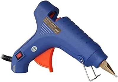 Draadloos Lijmpistool - Heet Lijmpistool - Hobby Knutselen - Keramisch Verwarmingselement - 11mm Standaard - Blauw
