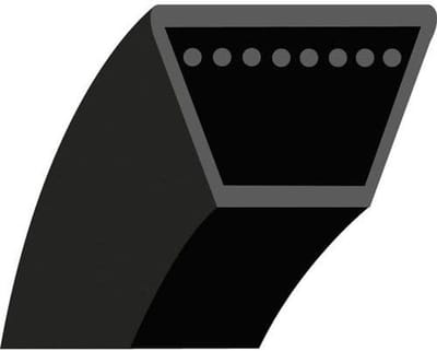 Aangedreven V-snaar - Maaier Riem - Gazon Onderhoud - Trapezoidaal Profiel - 13x8mm 2550mm - Zwart