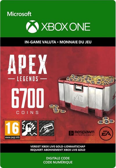 APEX Legends: 6.000 (+ 700 Bonus) Coins - Xbox One download