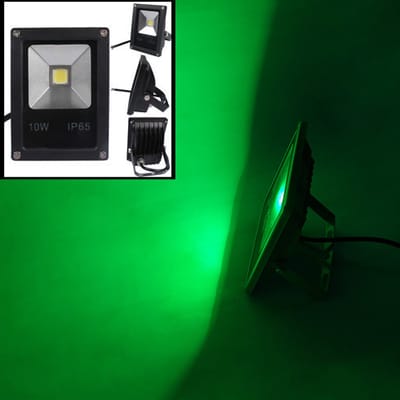 LED Bouwlamp / Schijnwerper - Groen - 20 Watt - Plat - Buitenverlichting