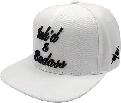Lauren Rose - Inked & Badass Tattoo - Snapback Pet - One Size - Wit