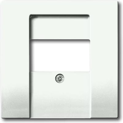Busch Jaeger Future Linear afdekplaat multimedia MAT studiowit 1766-884