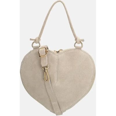 Charm London clutch suede beige