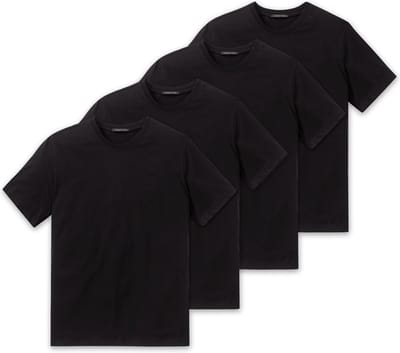 SCHIESSER T-shirt American T-Shirt Verpakking van 4