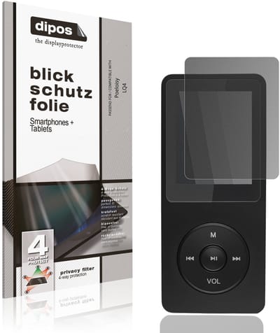 dipos – Matte Privacy Screenprotector geschikt voor Poeloisy LQ4 | Anti-Spy Beschermfolie