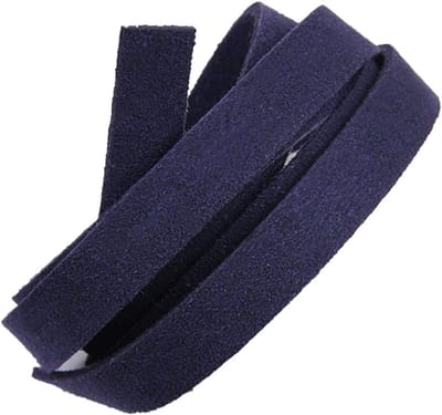 Faux Suede Koord 5 m x 8 mm - Dubbelzijdig Fluwelen Band voor Sieraden, Kettingen en Armbanden, DIY Creatieve Projecten, Marineblauw