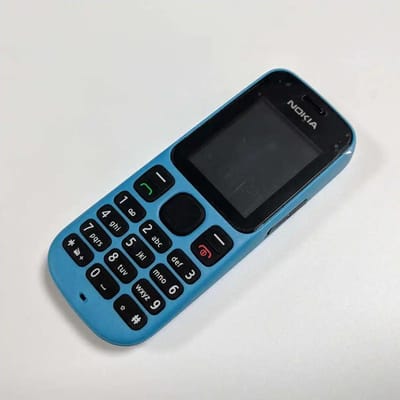 Gereviseerde originele Nokia 101 (1010) 2G Dual SIM mobiele telefoon Simple set blauw