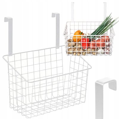 Pingyang Rongrong Handicraft Factory - Metalen Hangende Keukenkast Plank - Wit - Anti-corrosie - 26cm x 17cm x 12cm