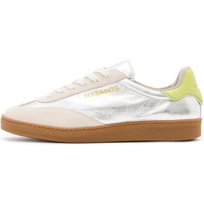 AllSaints Thelma Met Sneaker Silver/off White Taglia: 36 | Sneakers Outlet | Donna | Bianco
