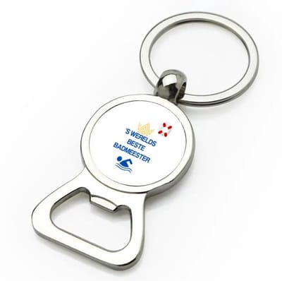 Akyol - 's werelds beste badmeester flesopener - Badmeester - badmeesters - badmeesters - cadeau badmeester - zwemmen - zwemdiploma - cadeau - kado - gift - geschenk - vaderdag - lifeguard - 9 bij 3 cm