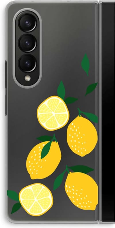 Case Company® - Hoesje geschikt voor Samsung Galaxy Z Fold4 hoesje - You're my lemon - Soft Cover Telefoonhoesje - Bescherming aan alle Kanten en Schermrand