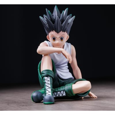 Hunter × Hunter GON·FREECSS Killua Zoldyck Anime Figuren en Standbeelden | Woondecoratie Ornamenten | Feestelijke Leuke Cadeaus en Verzamelingen gray