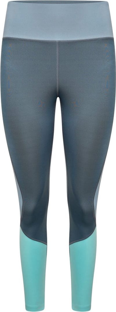 Dare2B, Upgraded Dames Sportlegging, Orion Grey/Green, Maat 42