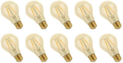 Spectrum LED Lamp E27 4.9W 230V - 490 Lumen - 2400K Warm wit - Gezellig licht - Energiezuinig - 10 stuks