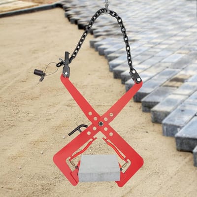 Stoeprandtang - Bestratingsklem - Stenen Verplaatsen - Verstelbare Bekken - 36 cm - Zilver