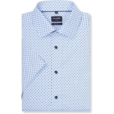 OLYMP Luxor Overhemd, Modern Fit, New Kent, Bleu