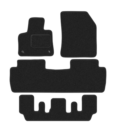 Wielganizator WLG-CARLUX-ANTHRA Serie - Antraciet Automatten - Peugeot 5008 II - 7-zits 2017-2020