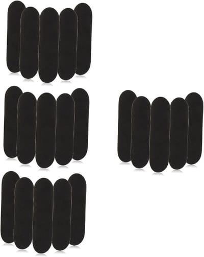 Griptape Sets - Vinger skateboard - Hobby Speelgoed - Antislip Materiaal - 20 Stuks - Zwart
