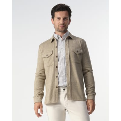 Campbell Overshirt Beige Heren