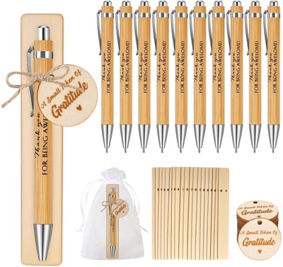 Dailygoods- Balpennen Set 20 Stuks - Inspirerende Pennen - Bedankjes voor Collega's - Motiverende Berichten - Uniek Ontwerp - Comfortabele Grip - Schrijfgerei
