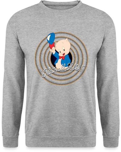 Looney Tunes Porky Pig Sweater Heren