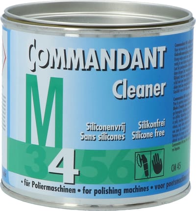 Commandant Cleaner M4 - Voor poetsmachine - Autolak reinigen - Geeft nieuwe glans - Polijstende werking - Verwijdert krasjes - Siliconen Vrij - 500gr