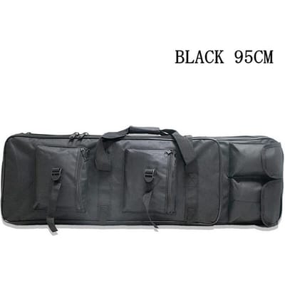 Sac à dos de chasse tactique Desert 85cm 95cm 120cm, sac de transport carré à double fusil avec bandoulière, étui de Protection pour pistolet Black95cm