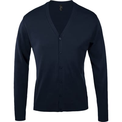 SOLS Heren Golden V Neck Cardigan (Marine)