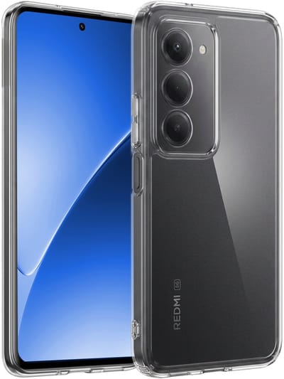 Hoesje - Geschikt voor Xiaomi 15 - Sterk & Shockproof - Siliconen Case - Hoes Cover - Telefoonhoes - Transparant
