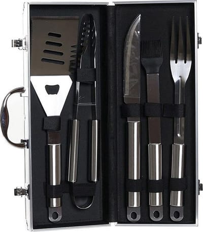 Professionele RVS Barbecuekoffer - DKD Home Decor Metaal Roestvrij staal (6 pcs)