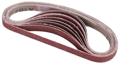 Dailygoods- Schurende Riemen 13mm x 457mm - Aluminium Oxide - 120 Grit - Riem Sander - 20 Stuks - Schuurkwaliteit - Schuurbanden