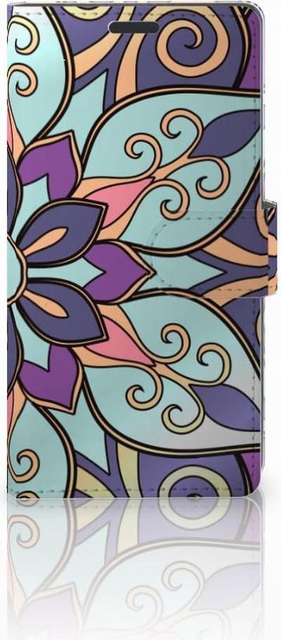 Sony Xperia Z3 Hoesje Purple Flower