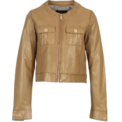 Dames leren ritsjack Oakwood Susan