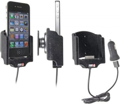 Brodit actieve houder roterend met sig.plug voor iIphone 4 padded