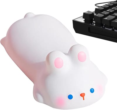 KZQ Schattige Ergonomische Polssteun Met Cartoon Dier Designs Comfortabel Polskussen Voor Toetsenbord En Muis Polsondersteuning Voor Thuiswerk Kantoor En Gaming Voorkomt RSI Klachten